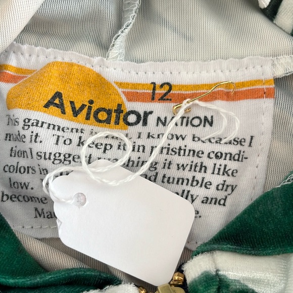 - - New with Tag kids Aviator Nation Zip up Velvet TIGER hoodie Size… - Picture 5 of 5